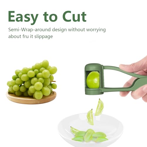 WhiteRhino Grape Cutter for Toddlers 1-3,Grape Slicer for Toddlers Grape Cutter Tool Cherry Tomato Strawberry Sandwich Cutter for Kids Lunch Accessories,Kitchen Gadget Grape Quarter by WhiteRhino - Image 4