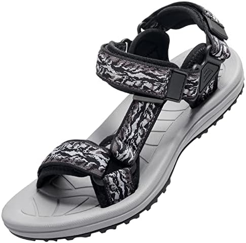 GOLDEN CAMEL Men’s Hiking Sandals Waterproof Lightweight Athletic Sandals Strap Sports Sandals Anti-slip Water Sandals Comfortable Beach Sandals for Outdoor Camping Walking Boats Fishing