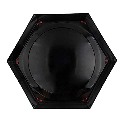 Arena Compatible con Beyblade, 38,5 X 34cm Disco Burst Gyro Arena Disco De Duelo Emocionante Spinning Top Launcher Accesorios De Juguete Para Niños Regalos De Cumpleaños De Navidad Negro