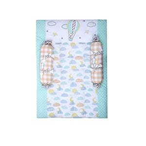 abracadabra Cotton Bedding Set (3 Pieces, 0-2 Years, 88 cm x 60 cm, Lost in Clouds, Orange)