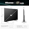 Hisense 55E7Q Fehrnseher, 55 Zoll, 4K UHD QLED, Smart TV, Game Mode Plus, Filmaker Mode, Dolby Vision Atmos, HDR10, HLG, HDR Immersive, AI 4K Upscaler, Dolby MS12, DTS X, Sprachsteuerung [2025]