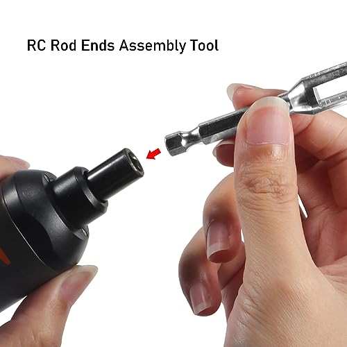 Ferramenta de Encaixe Rápido de Terminais de Haste RC Alta Dureza Portátil Resistente Ao Desgaste Fe
