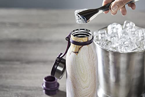 Contigo Matterhorn Stainless Steel Water Bottle, 20 Oz, Monaco - Bpa Free Bottle With Tethered Lid Pefect For On The Go - Wide Mouth Idea For Chugging Or Adding Ice - Fits Most Car Cup Holders #TOP4