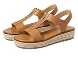 Michael Kors Women's Berkley Espadrille Wedge Sandal, Pale Peanut, 9.5