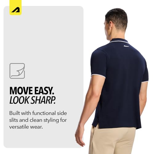 Image of Boldfit Polo Tshirts Shirts for Men Breathable Moisture-Wicking Regular Fit Anti-Static Fabric Quick-Dry & Durable Soft Lightweight Polo Tee for Casual Wear, Sports & Everyday Use