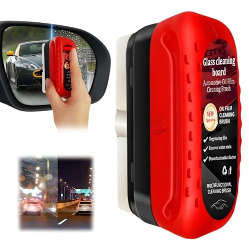 Clear Vision Glass Cleaner, Automotive Oil Film Cleaning Brush for Car Windows Oil Film Remover, Clear Vision Car Windshield Cleaning Brush, Car Windshield Cleaner Tool