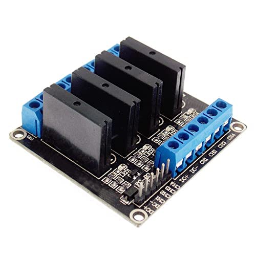 5V 12V 24V Solid State Relay 4 Channel Relay 4-Way Relay Module 240V 2A 4CH 5 Volts Low Level Trigger (24V)