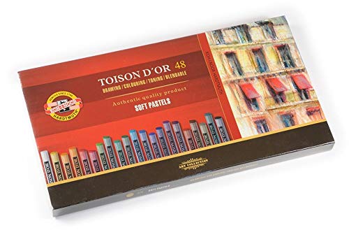 Koh-I-Noor Toison D'or 8516 Artist's Soft Pastels In Cardboard Packaging (Pack Of 48) #TOP7