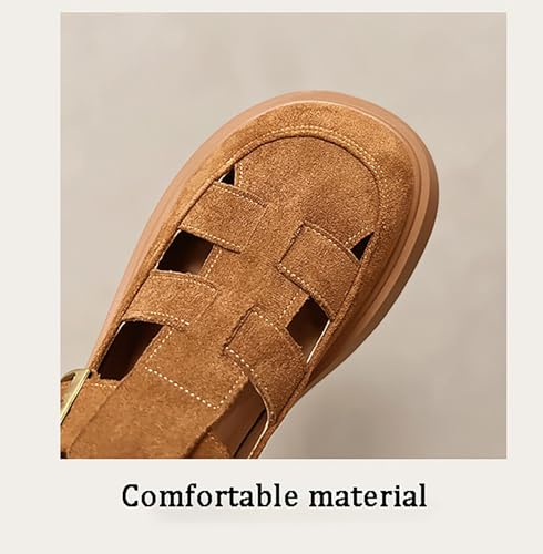 Womens Platform Chunky Heels Sandals Gladiator Ankle Strap Heels Lug Sole Summer Fisherman Shoes2