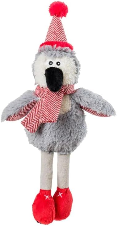 House of Paws LTD Winter Penguin Dog Toy. Plush Christmas. Small Dogs