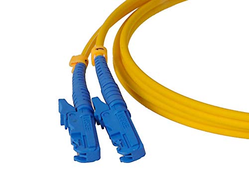Cordon fibre optique OS2 E2000 UPC mâle duplex haute précision 1m