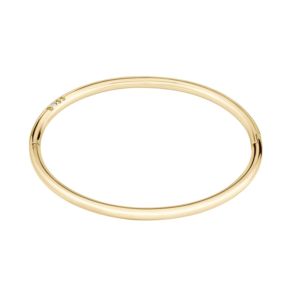 Hugo Boss Women's Live Hinge Bangle, Gold, One Size