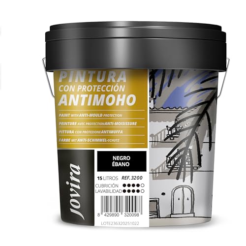 JOVIRA PINTURAS Antimoho Evita el resistente a la aparición de en paredes aspecto mate. 15 Litros