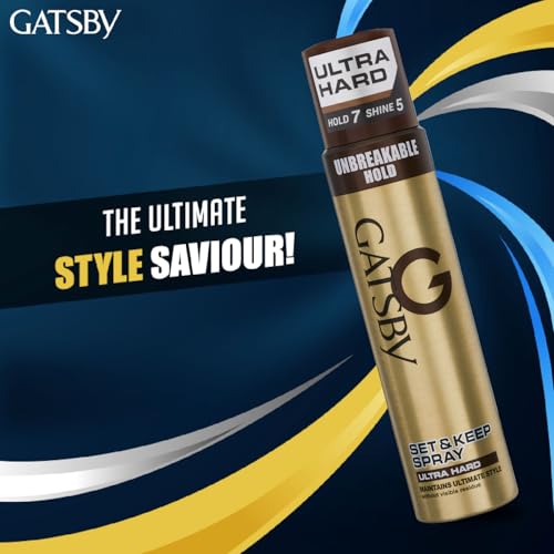 Gatsby Leather Set and Keep Hair Spray 250ml miniatura 5