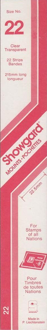 Strip Style Clear Stamp Mounts Size 22