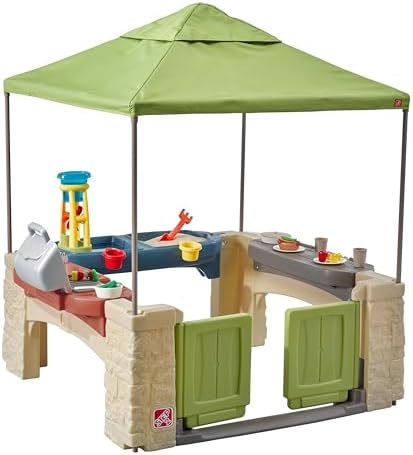 Step2 All Around Playtime Patio with Canopy Playset – Shaded Outd...