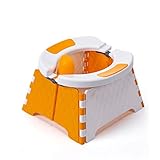 【Práctico de usar y transportar】El método de instalación del asiento plegable es muy sencillo, se puede completar en pocos minutos (ver imagen). El asiento de entrenamiento para orinal es portátil y ahorra espacio. Se puede plegar bajo el asiento del coche, se puede utilizar con un cordón que incluye 30 paquetes, manteniendo el orinal limpio y ordenado.