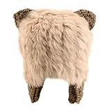 ● Der warme, weiche Hut mit nicht kleiner Kappe ist elastisch. Elegant und kann zu jeder Gelegenheit getragen werden. Hautfreundliches Futter gibt Ihnen zusätzliche Wärme. Schweiß, mild zur Haut.