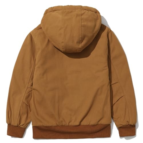 GRANDWISH Boys Hooded Winter Jacket, Quilt Lined Jacket Coat2