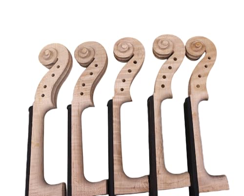 1pcs Maple Violin Neck Ebony Fingerboard For 4/4 Size Violin Replacement