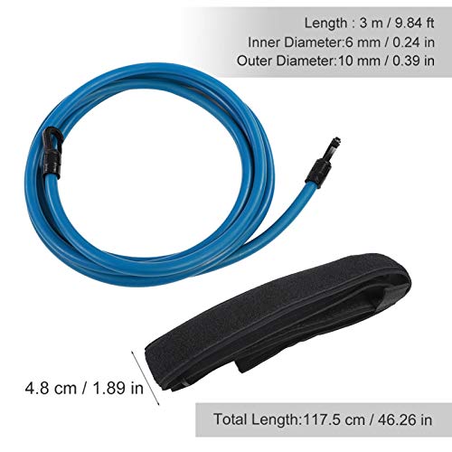 Tiffasha Zwemband - zwemweerstand riem zwemoefenaar riem zwemmen tether voor zwemmen leerlingen - één elastische latex… - Image 5