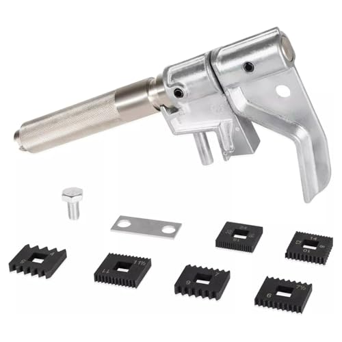 YIYUANYI 7402 Universal Outside Thread Chaser Repair Tool Set for 1-1/4” to 5” O.D. with 216884 Standard Thread 6 Dies Set