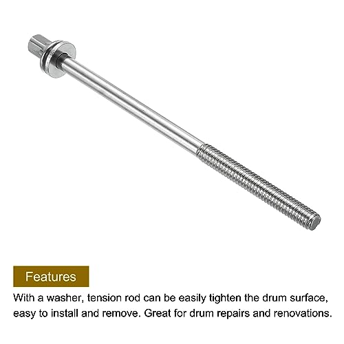 Varilla Tensa para Bombo M6x100mm 6 piezas miniatura 5