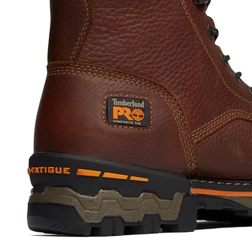 Timberland PRO Timberland PRO Men's Boondock 8 Inch Composite Safety Toe Waterproof Industrial Work Boot, Brown-2024 NEW, 11M