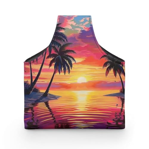 Image of Tropical Knitting Bag Yarn Storage Organzier Portable Yarn Bag for Crocheting on the Go Palm Leaf Yarn Storage Shelves,Large