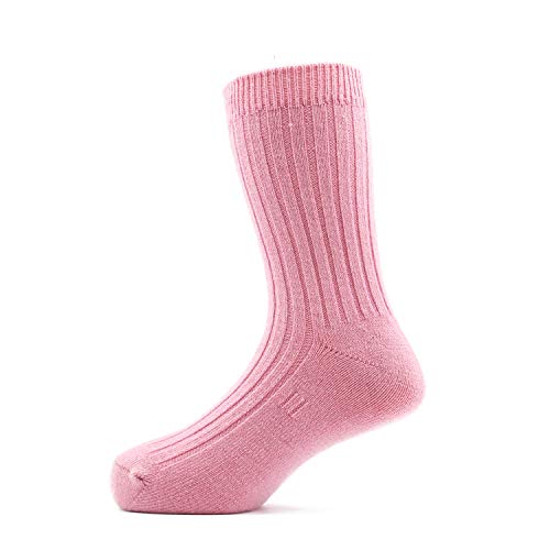 HowJoJo Girls Wool Socks Kids Crew Seamless Winter Warm Thermal Socks 6 Pack3