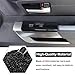 Aunginsy Car Door Window Glass Lift Button Panel Trim Cover Compatible with Toyota Tundra/Sequoia 2022-2025 Car Front and Rear Doors Armrest Window Control Switch Decorative Frame Sticker Accessories