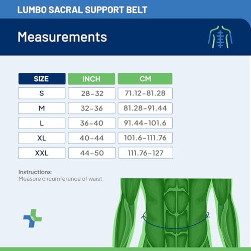 Image of Lumbo Sacral Waist and Back Support Belt, Lumbar Support, LS Belt