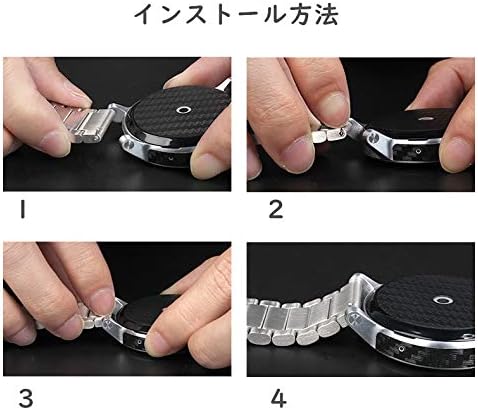 Miniatura 6 de KOMI Correa de reloj compatible con Samsung Galaxy Watch Active 2 (1.575 pulgadas, 1.732 pulgadas)(1.575 pulgadas) R500,075 pulgadas, correa de