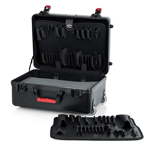 Gator Cases Molded Flight Case For Equipment Up To 18"X13"X8" With Tool Pallet In Lid, Diced Foam Interior And Tsa Approved Locking Latch; (Gtsa-Utlplt1813) #TOP1