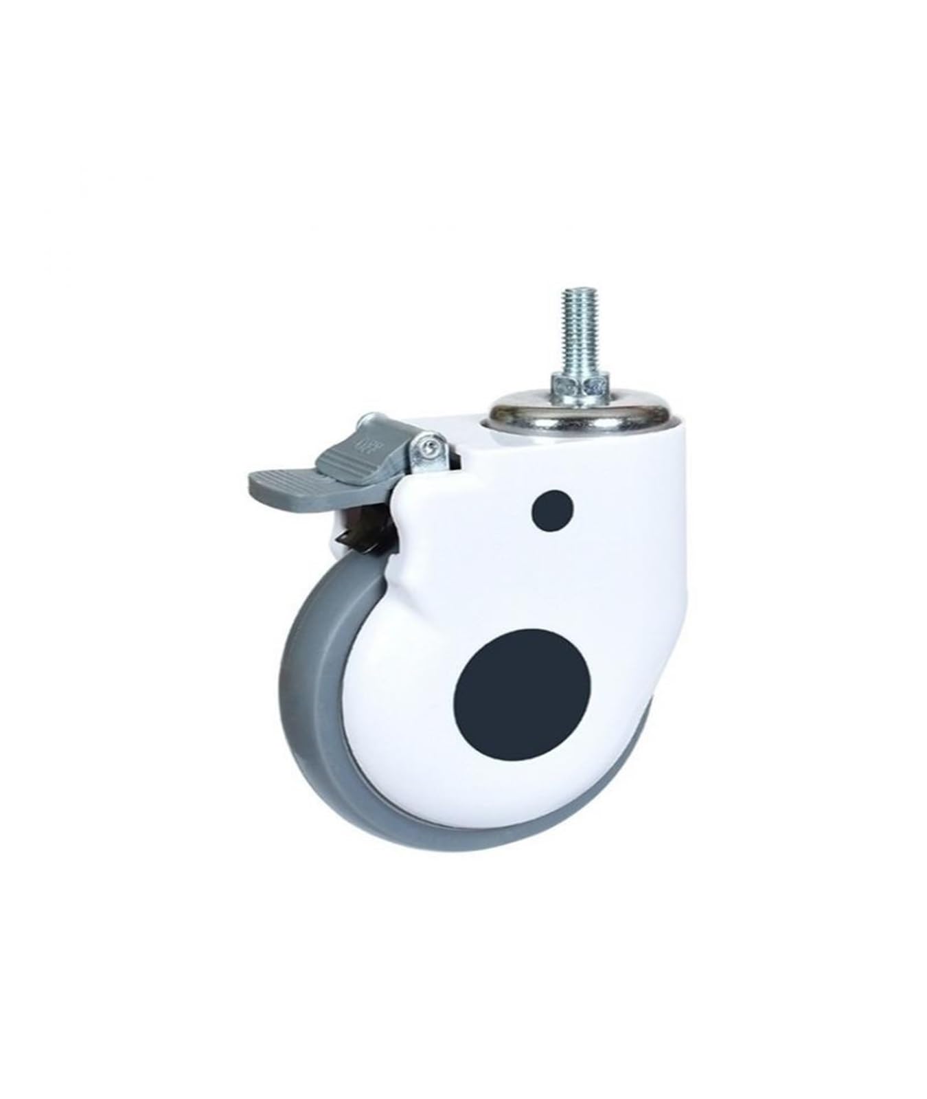 MXXDMOPD 5 Inch Screw TPR Wheel Equipment Caster Universal Bed Beauty(Univerasl and Brake)