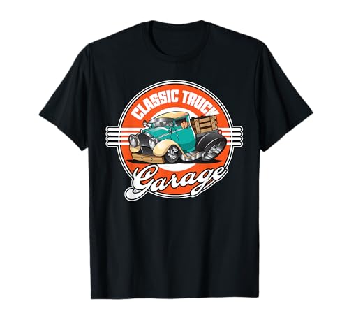 Camiseta Classic Truck Garage Hot Rod Camiseta