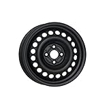 Color negro Alcar 4025 – 5,5 x 15 ET45 4 X 100 Llanta de acero
