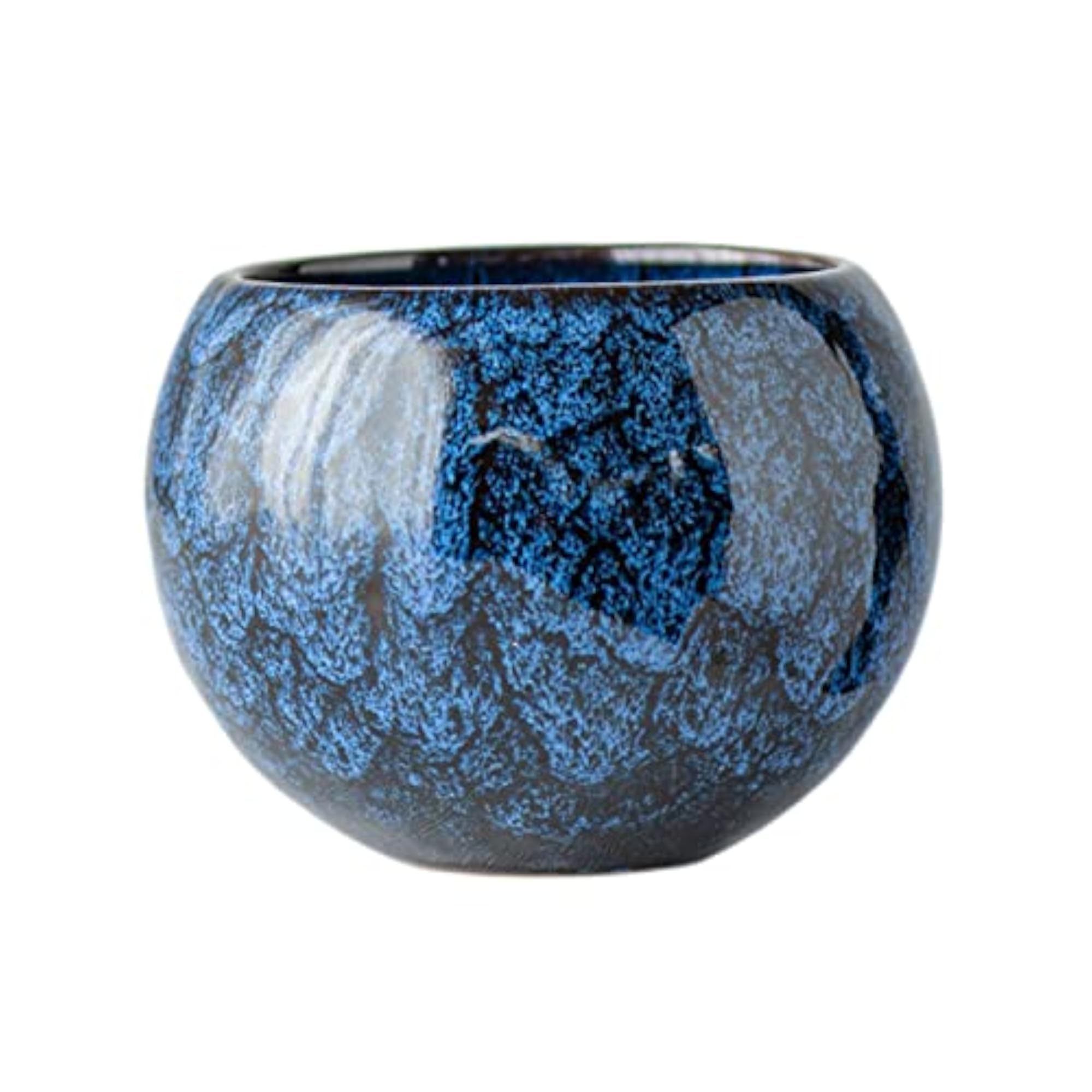 Vintage Ceramic Tea Cup Drinkware, Blue
