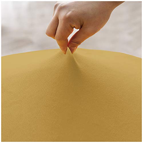 Velvet Plush Xl Dining Chair Covers, Stretch Chaircover, Spandex High Chairs Protector Covers Seat Slipcover With Elastic Band For Dining Room,Wedding, Ceremony, Banquet (Mustard Gold, Set Of 6) #TOP2