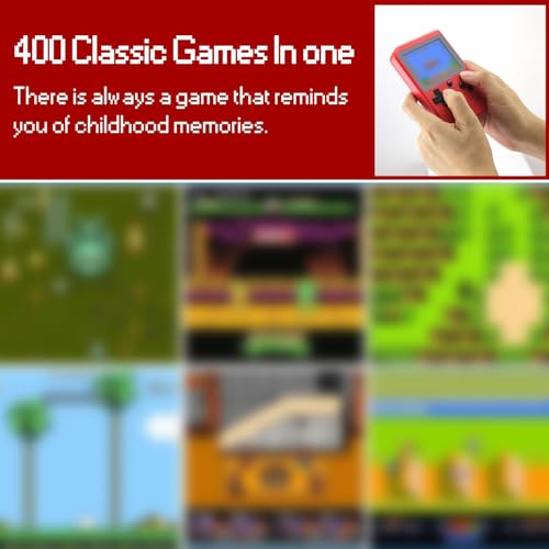 Etpark Handheld Retro-Spielekonsole mit 500 Klassischen Spielen