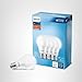 PHILIPS LED 40W A19 4-Pack Basic Soft White (2700K) 450 Lumen (6.5W = 40W) Frosted Flicker-Free Light Bulbs