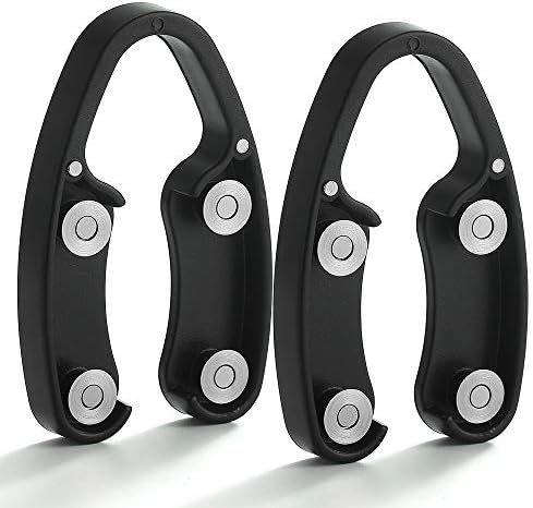 2 Pack Magnetic Design Wine Foil Cutter, Wine Bottle Opener Accessory, Gift for Wine Lovers by YWQ, Black