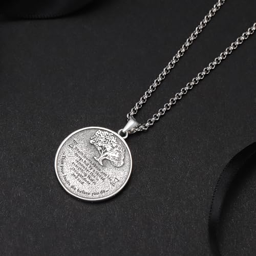 Memento Mori Necklace for Men 925 Sterling Silver Memento Mori Pendant Gothic Skull Pendant Halloween Jewelry Gifts4