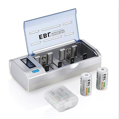 Amazon | EBL 単2電池 充電式 充電器付き 単二電池充電式4本