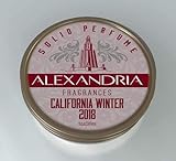 Alexandria Fragrances California Winter 2018 Solid Fragrance for Men - Long Lasting Scent with Saffron, Jasmine & Leather Notes - Travel Solid Cologne for Men – Luxury Pocket Size for Daily Use 1oz