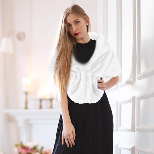 Assorti à robe d'automne d'hiver ce châle vous protège du froid avec style - 5