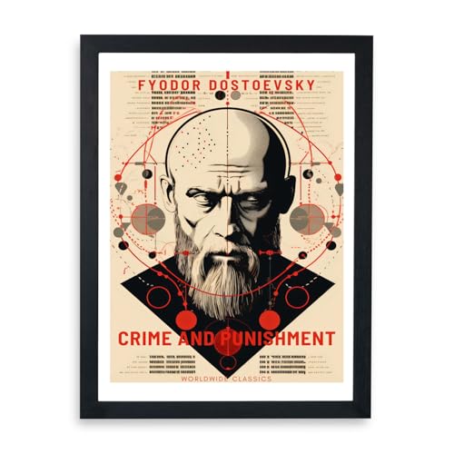 Crime and Punishment collection livres classiques pour décorer un bureau design