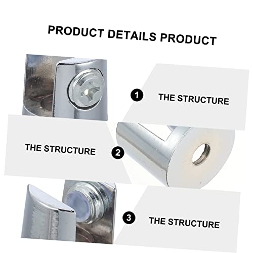 Image of DOITOOL 20pcs Clamp Bracket Rustproof Holder for Mirrors Pictures Easy Installation for Bathroom Living Room Use