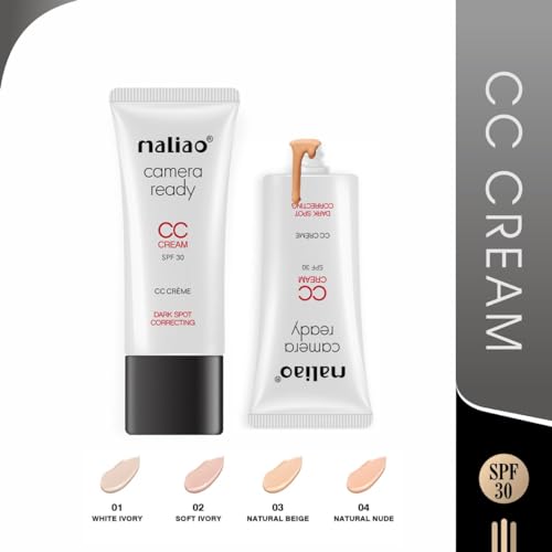 Maliao Professional Camera Ready CC Cream SPF 30 - Flawless Complexion Enhancement (NATURAL NUDE) - Image 4