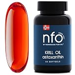 NFO Omega 3 Krill Oil – 60 Capsules | Krill Oil with Astaxanthin | Phospholipid Omega 3 | High Absorption